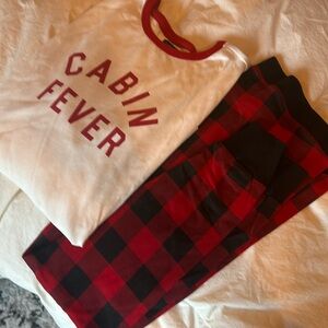 J Crew PJ’s Cabin Fever size L